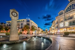 Binz Hauptstrasse bei Nacht